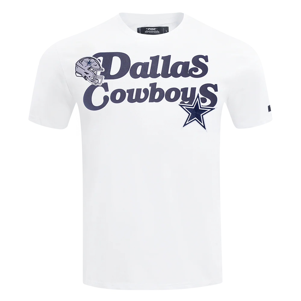 NFL DALLAS COWBOYS SOUVENIR MEN'S SINGLE JERSEY TEE (WHITE)