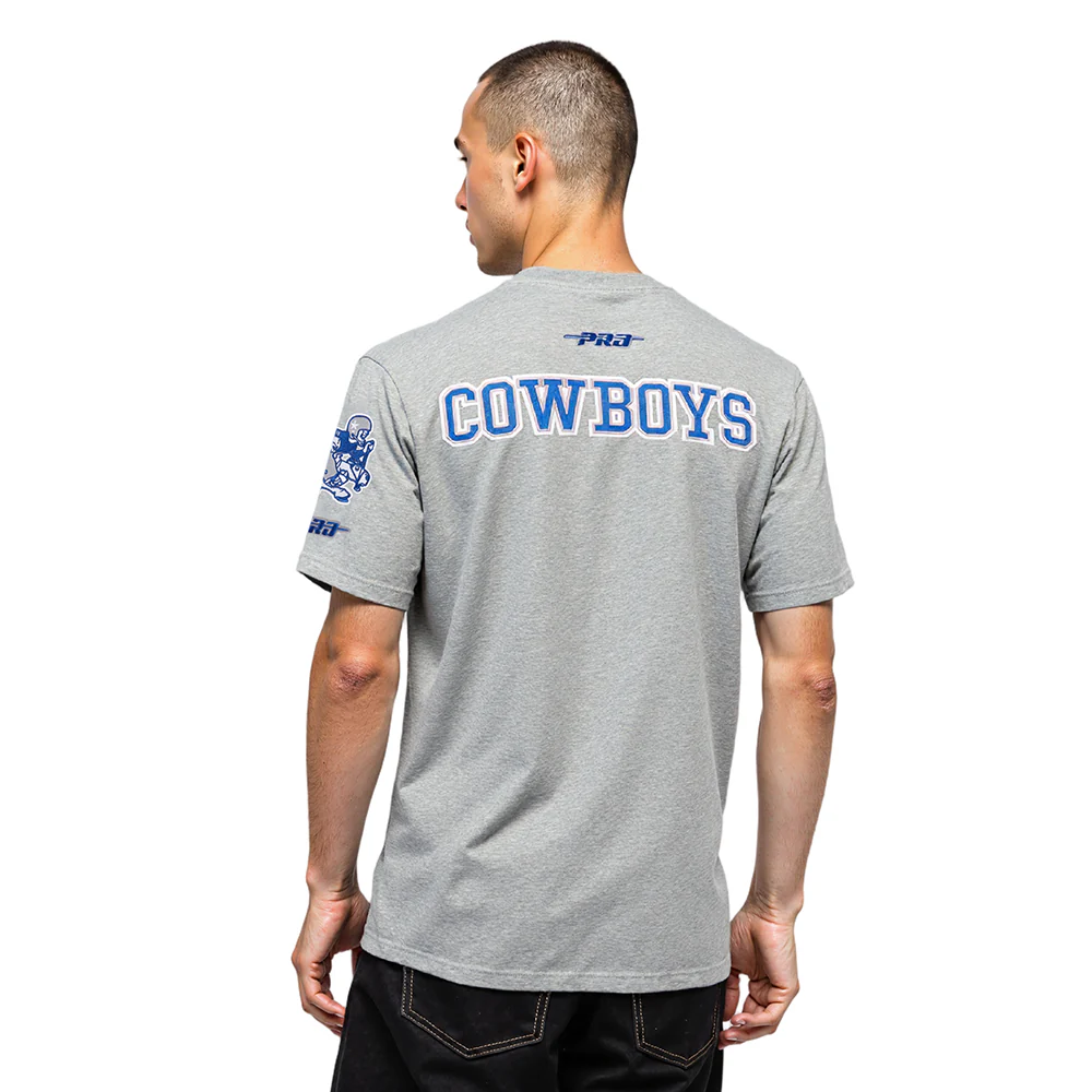 NFL DALLAS COWBOYS BEST OF MEN'S CJ DROP SHOULDER TEE (DARK HEATHER GRAY) - Image 12