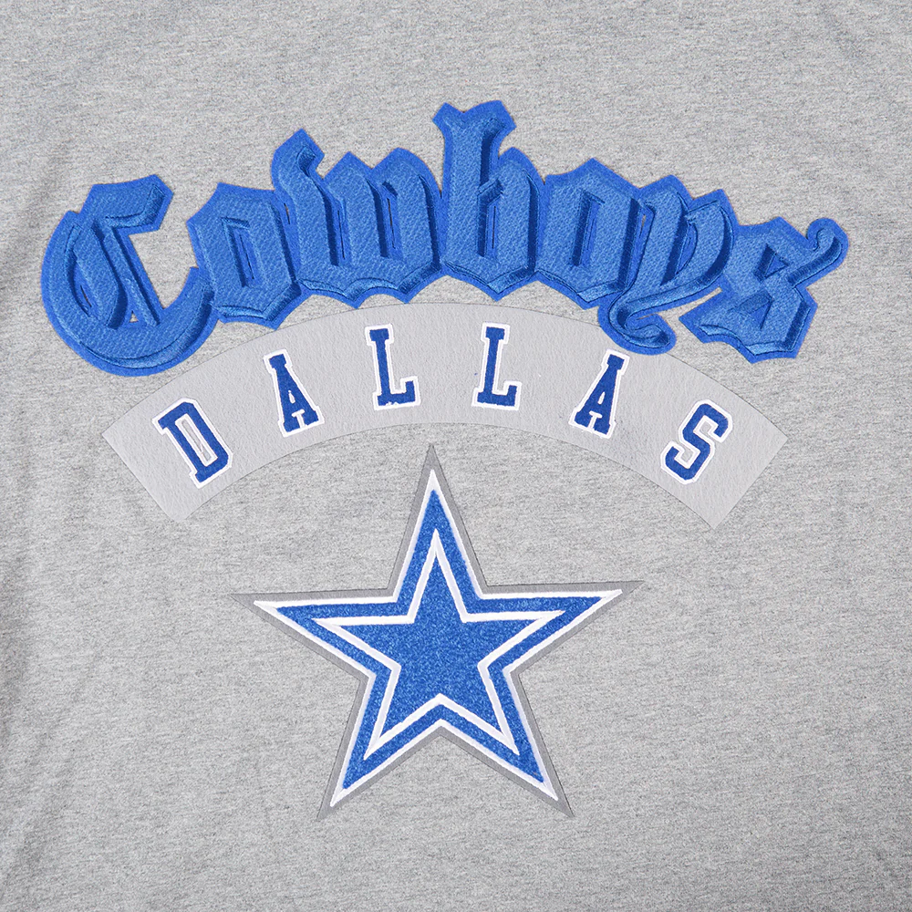 NFL DALLAS COWBOYS BEST OF MEN'S CJ DROP SHOULDER TEE (DARK HEATHER GRAY) - Image 15