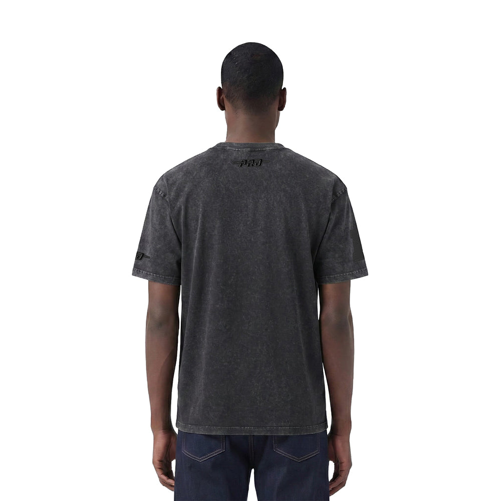NFL DALLAS COWBOYS WASHED VANGUARD MEN'S ENZYME WASH CJ DROP SHOULDE (WASHED BLACK) - Image 2