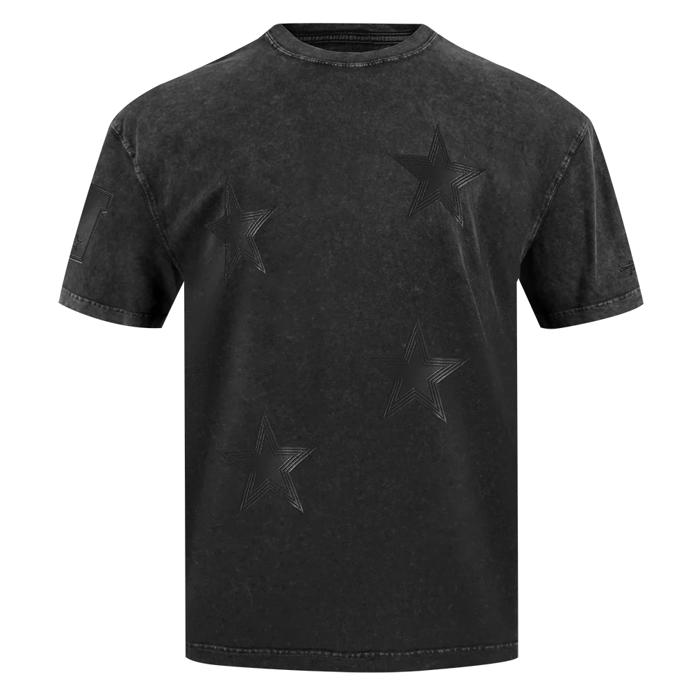 NFL DALLAS COWBOYS WASHED VANGUARD MEN'S ENZYME WASH CJ DROP SHOULDE (WASHED BLACK) - Image 5
