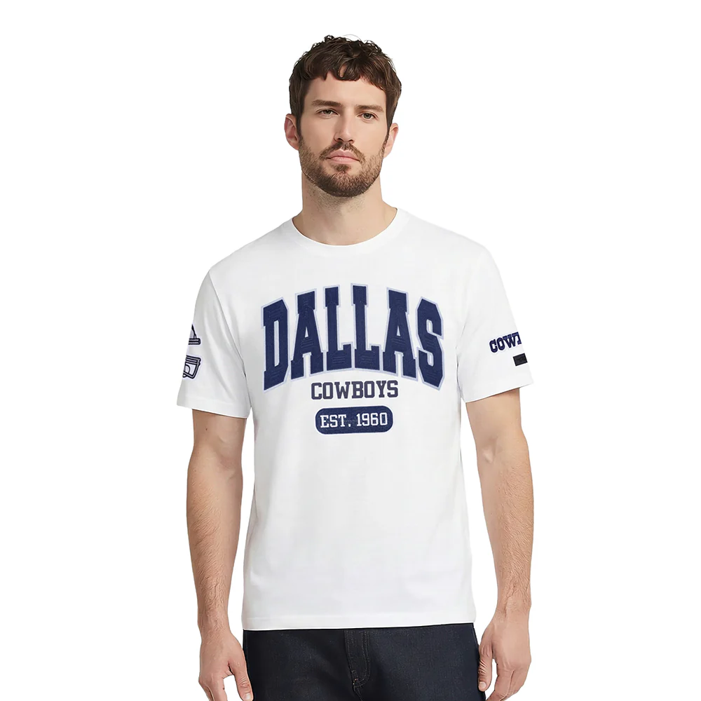 NFL DALLAS COWBOYS CITY ARCH MEN'S SJ TEE (WHITE)