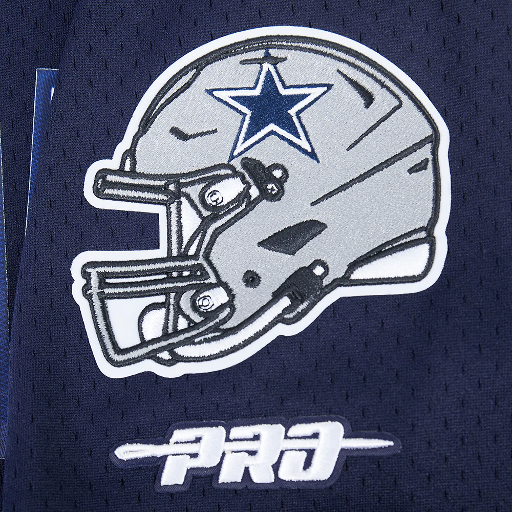 NFL DALLAS COWBOYS CEE DEE LAMB #88 CLASSIC MESH PNN MEN'S MESH BUTTON DOWN SHIRT (MIDNIGHT NAVY) - Image 9