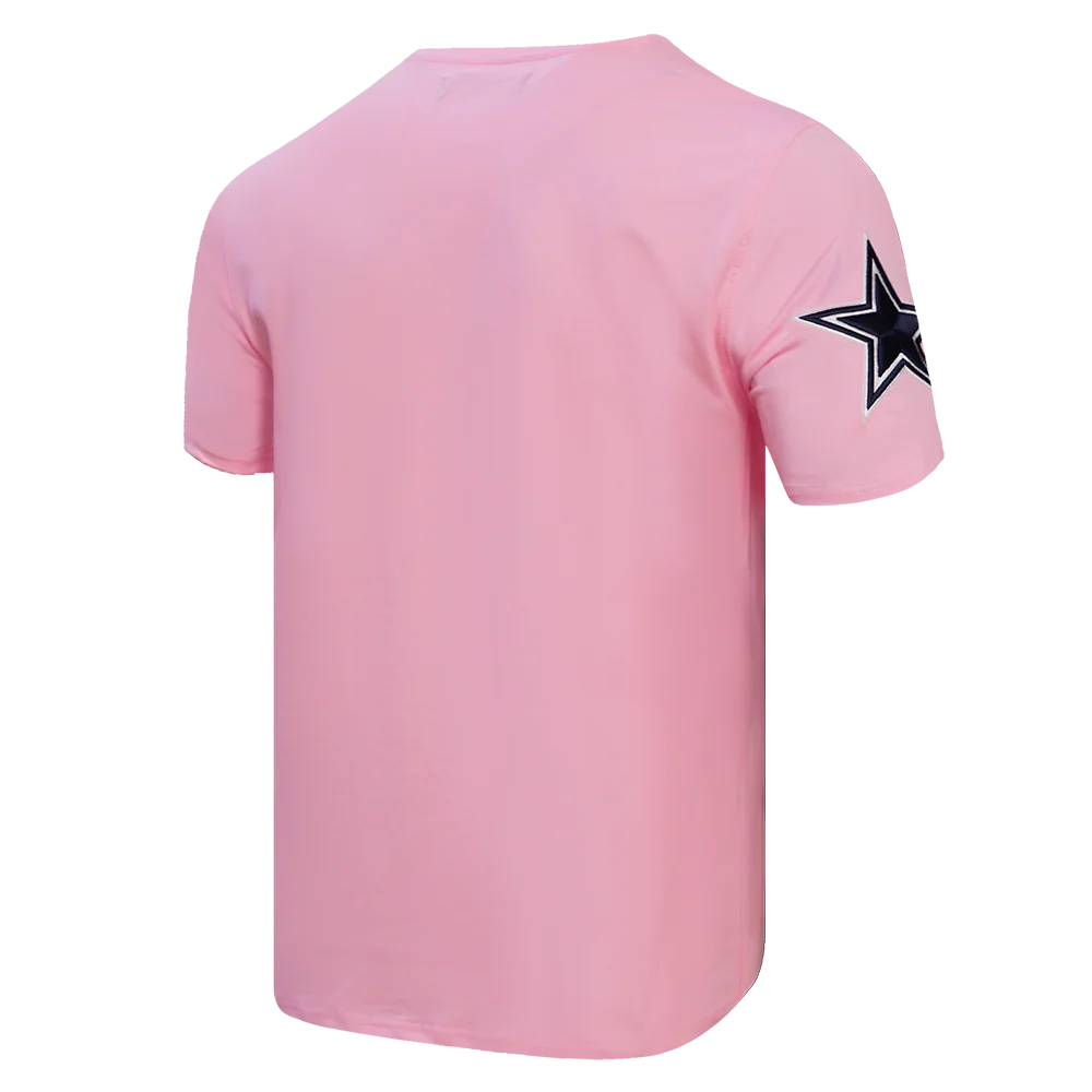 NFL DALLAS COWBOYS LOGO PRO TEAM MEN'S TEE (PINK) - Image 3