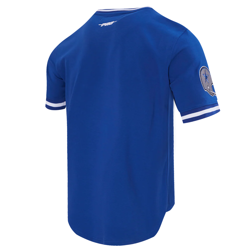 NFL DALLAS COWBOYS RETRO CLASSIC MEN'S TEE (DODGER BLUE) - Image 10