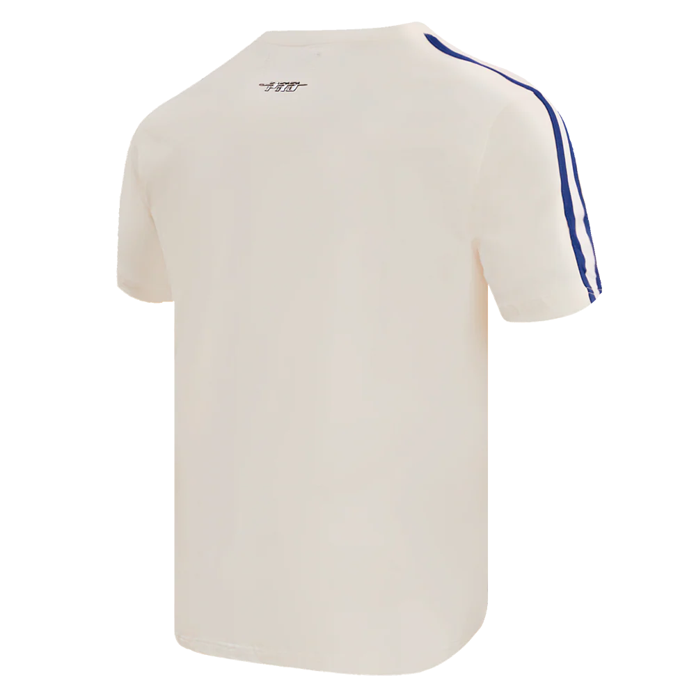NFL DALLAS COWBOYS RETRO CLASSIC MEN'S STRIPED TEE (EGGSHELL/DODGER BLUE) - Image 3