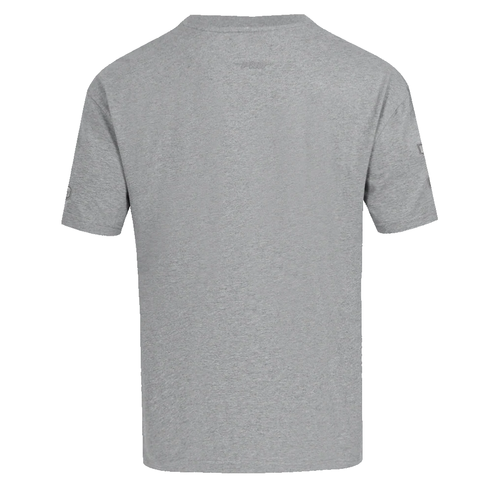 NFL DALLAS COWBOYS NEUTRAL MEN'S DROP SHOULDER TEE (DARK HEATHER GRAY) - Image 3