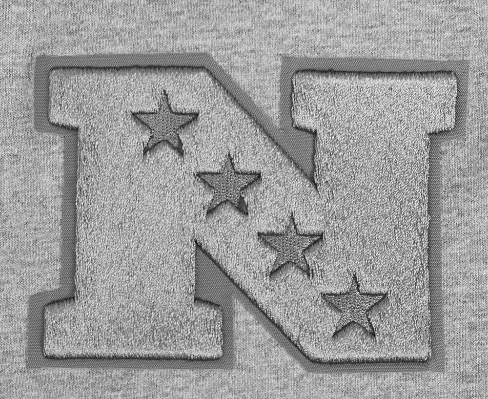 NFL DALLAS COWBOYS NEUTRAL MEN'S DROP SHOULDER TEE (DARK HEATHER GRAY) - Image 7