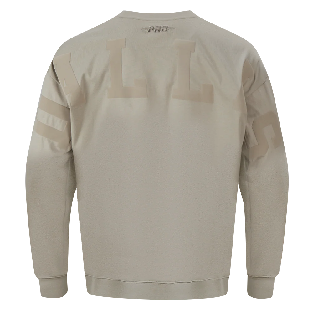NFL DALLAS COWBOYS WINGSPAN MEN'S DROP SHOULDER LS TEE (TAUPE) - Image 5