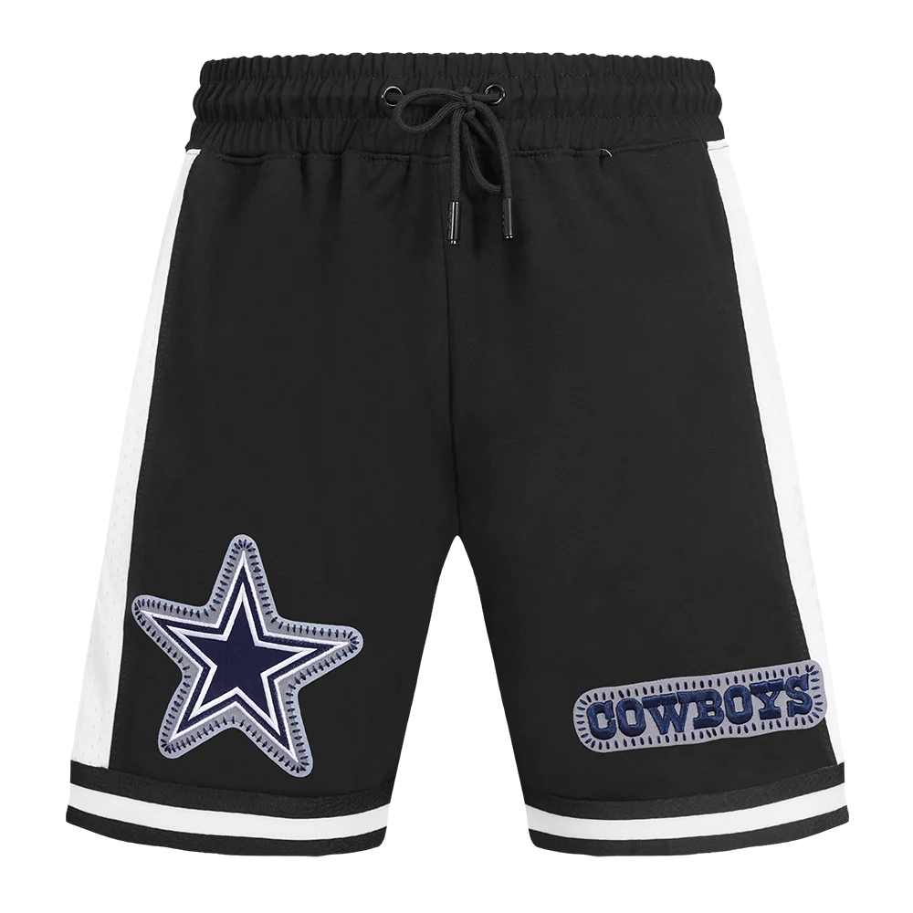 NFL DALLAS COWBOYS DIY PICK STITCH MEN'S DOUBLE KNIT 2.0 SHORT (BLACK) - Image 2