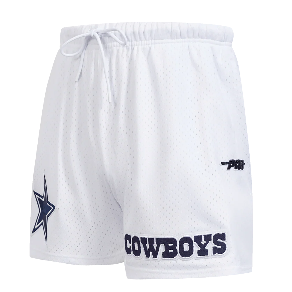 NFL DALLAS COWBOYS SOUVENIR MEN'S MESH SHORT (WHITE)
