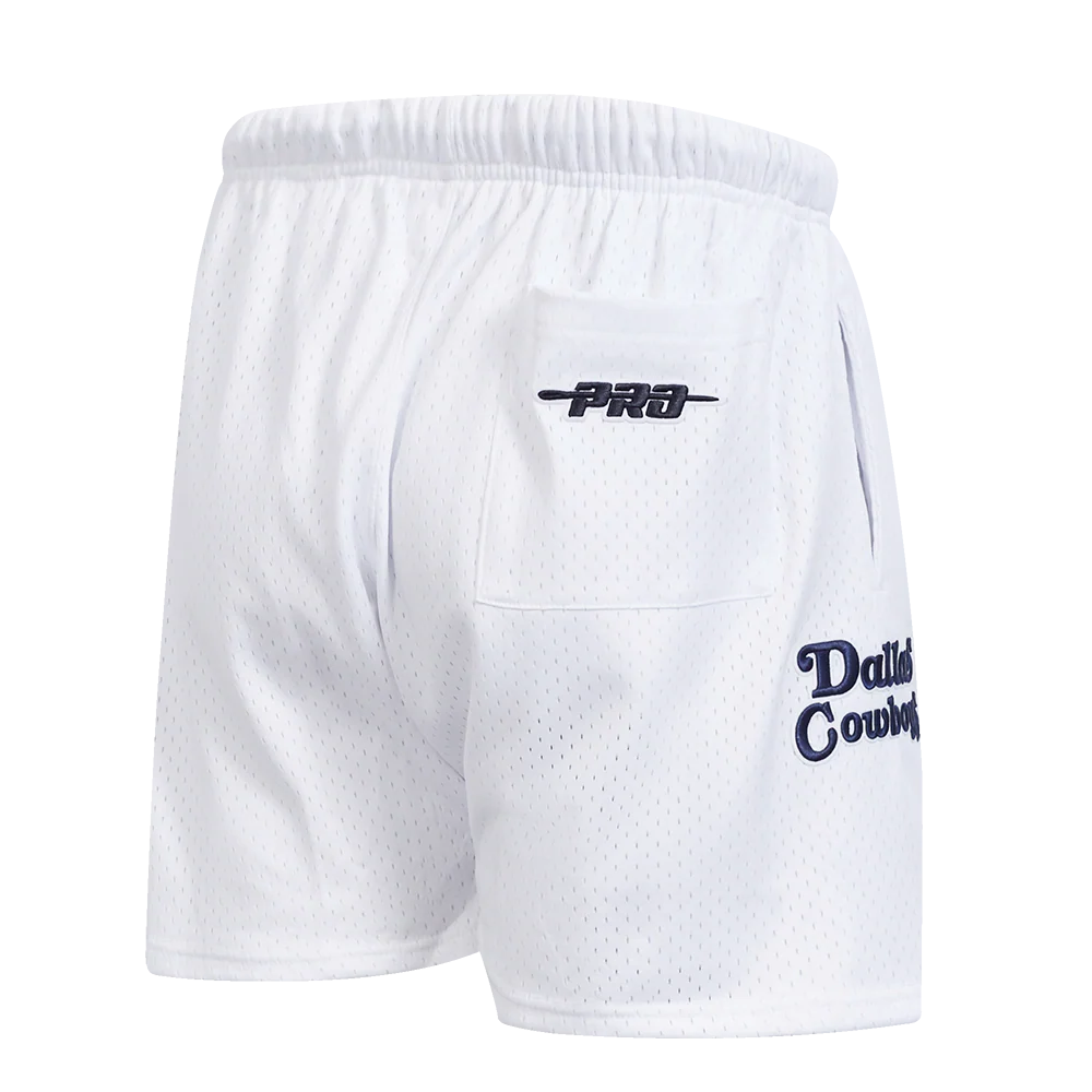 NFL DALLAS COWBOYS SOUVENIR MEN'S MESH SHORT (WHITE) - Image 3