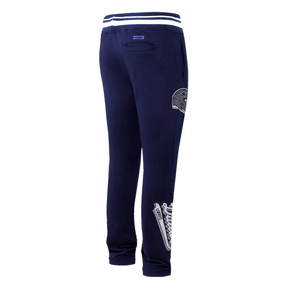 NFL DALLAS COWBOYS SCRIPT TAIL MEN'S RIB FLEECE SWEATPANT (MIDNIGHT NAVY) - Image 3
