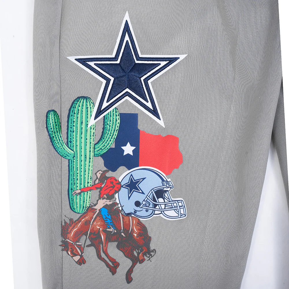 NFL DALLAS COWBOYS HOMETOWN MEN'S TRACK PANT (GRAY) - Image 6