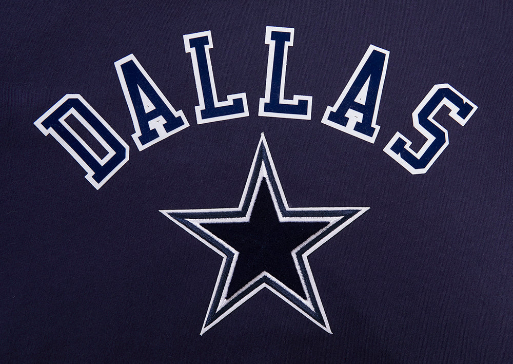 NFL DALLAS COWBOYS CLASSIC BRISTLE MEN'S PULLOVER HOODIE (MIDNIGHT NAVY) - Image 6