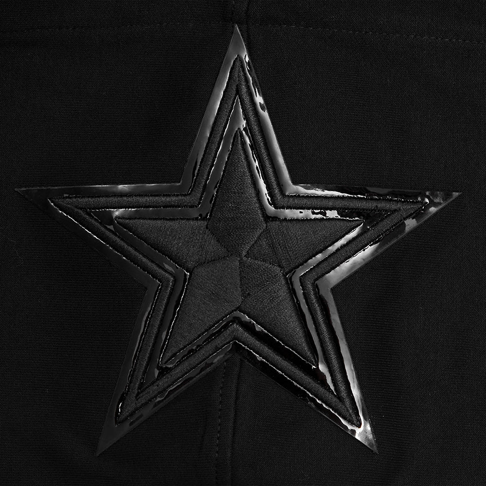 NFL DALLAS COWBOYS TRIPLE BLACK MEN'S PULLOVER HOODIE (BLACK) - Image 11