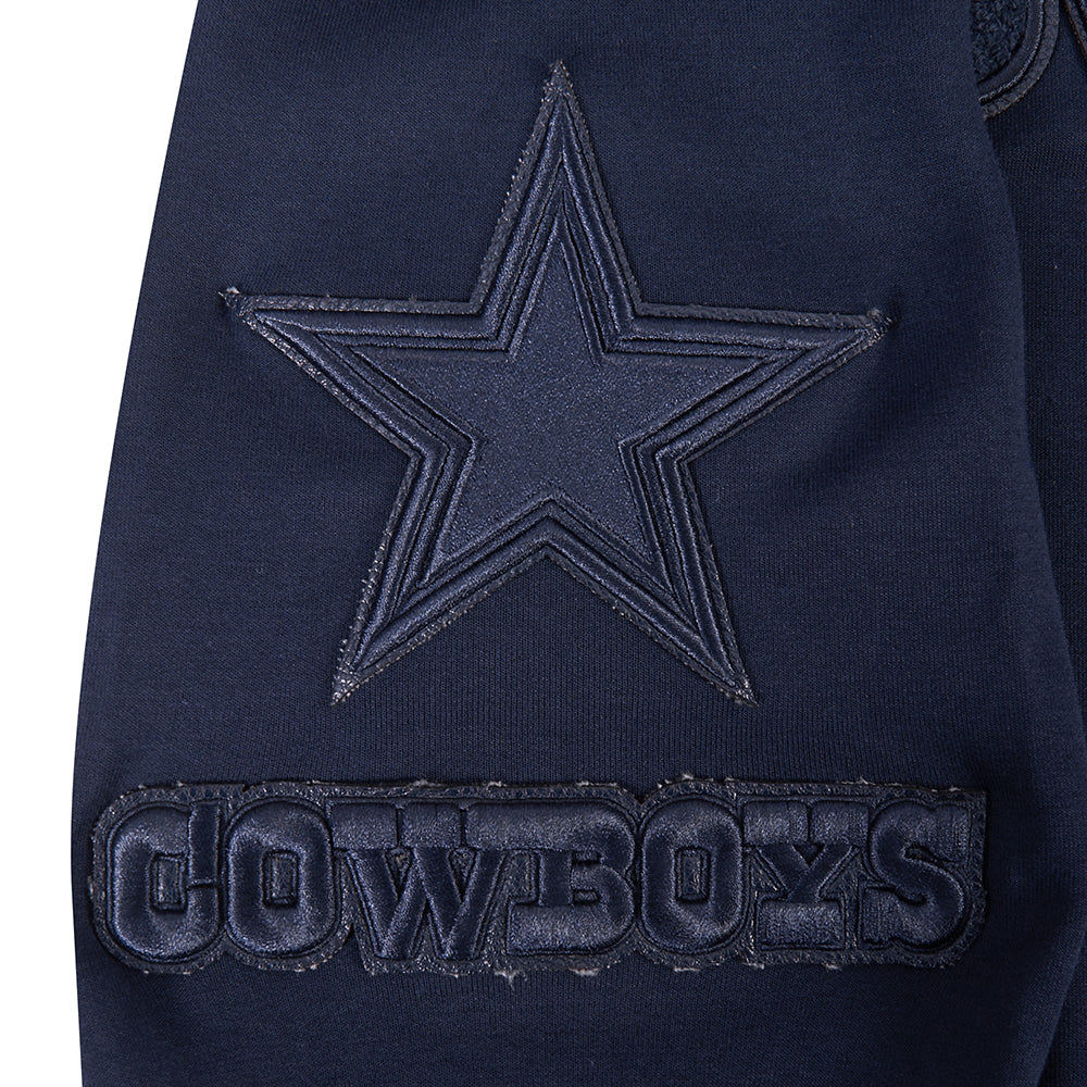 NFL DALLAS COWBOYS TRIPLE TONAL DK PO HOODIE (MIDNIGHT NAVY) - Image 7