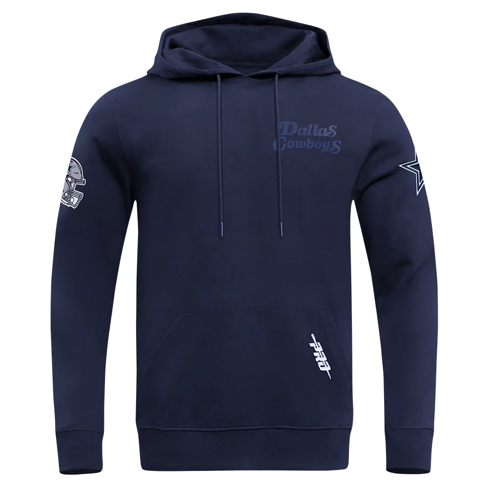 NFL DALLAS COWBOYS SOUVENIR MEN'S FLEECE PULLOVER HOODIE (MIDNIGHT NAVY)