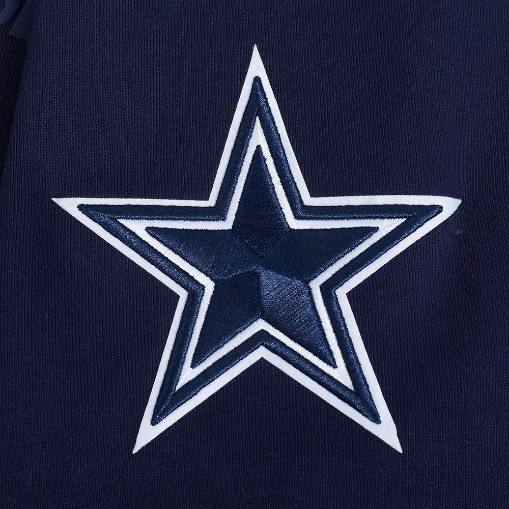 NFL DALLAS COWBOYS SOUVENIR MEN'S FLEECE PULLOVER HOODIE (MIDNIGHT NAVY) - Image 7