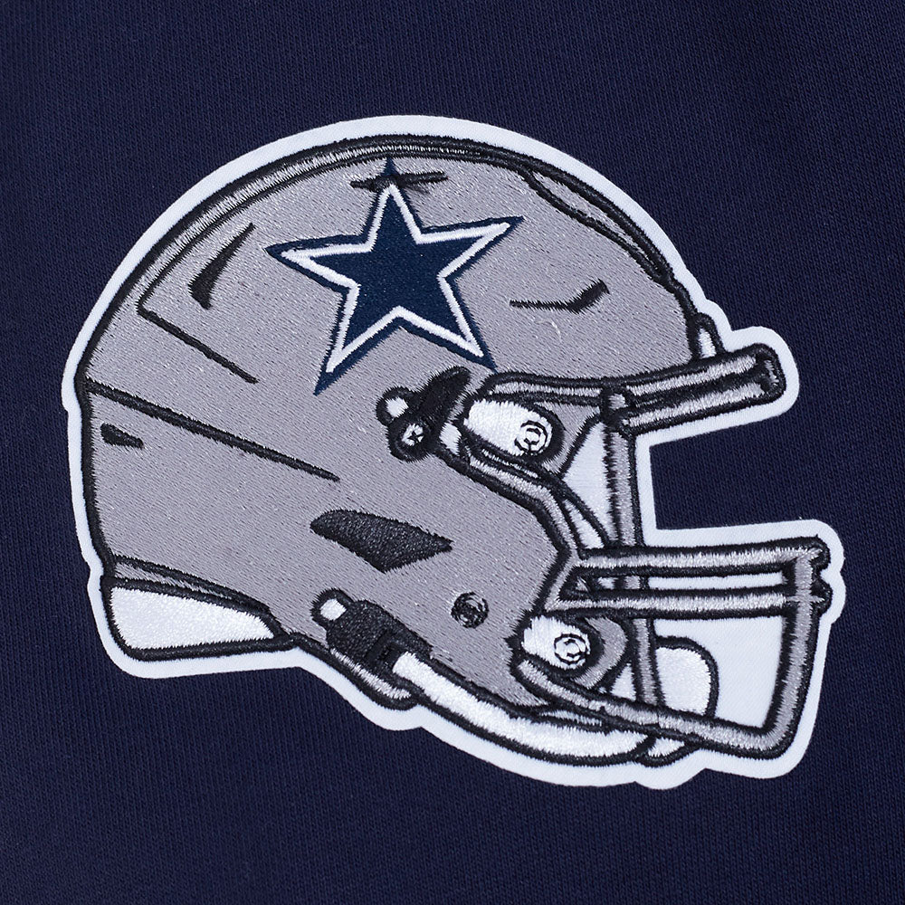 NFL DALLAS COWBOYS SOUVENIR MEN'S FLEECE PULLOVER HOODIE (MIDNIGHT NAVY) - Image 8