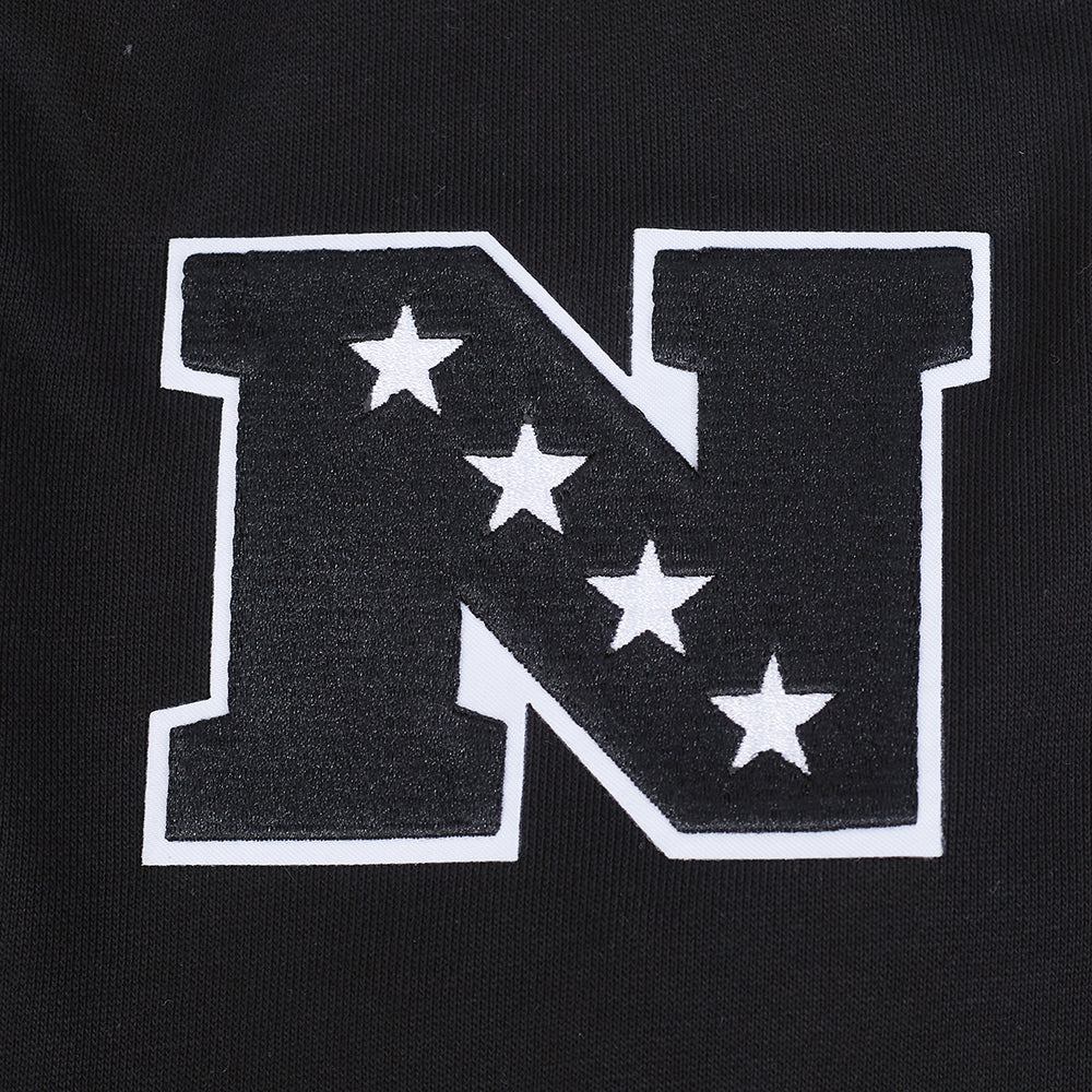 NFL DALLAS COWBOYS REBEL ATHLETICS MEN'S FLC PO HOODIE (BLACK) - Image 7