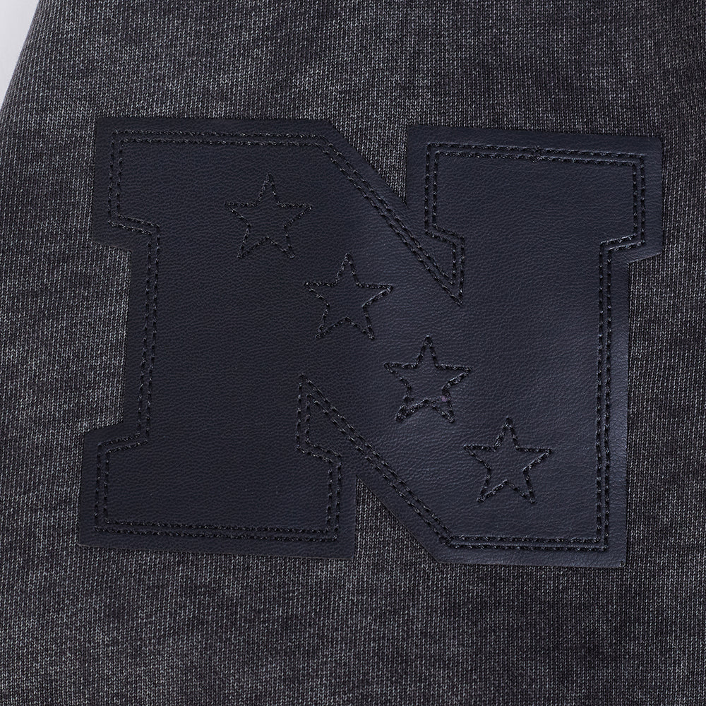 NFL DALLAS COWBOYS WASHED VANGUARD MEN'S ENZYME WASH DROP SHOULDER F (WASHED BLACK) - Image 8