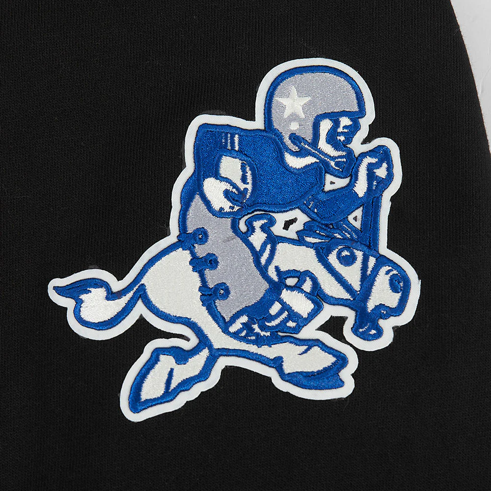 NFL DALLAS COWBOYS MODERN ORIGINALS MEN'S FLC PO HOODIE (BLACK) - Image 6
