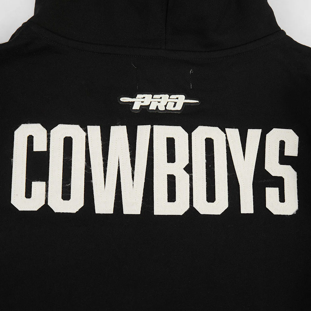 NFL DALLAS COWBOYS MODERN ORIGINALS MEN'S FLC PO HOODIE (BLACK) - Image 8