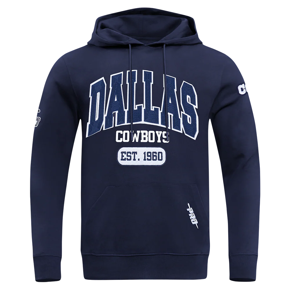 NFL DALLAS COWBOYS CITY ARCH MEN'S FLC PO HOODIE (MIDNIGHT NAVY) - Image 3