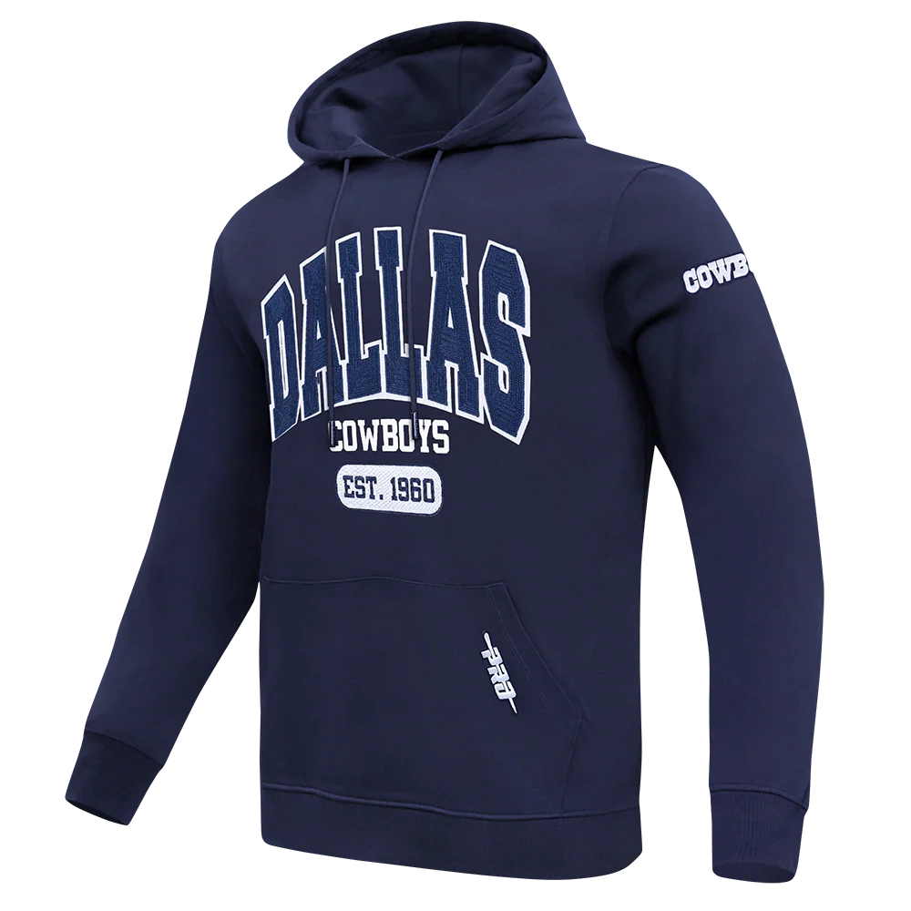 NFL DALLAS COWBOYS CITY ARCH MEN'S FLC PO HOODIE (MIDNIGHT NAVY) - Image 4