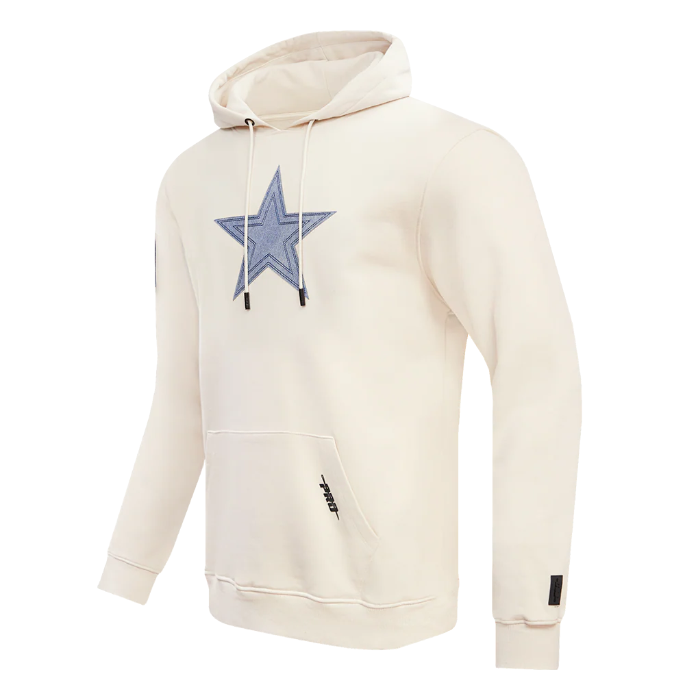 NFL DALLAS COWBOYS VARSITY BLUES MEN'S PULLOVER HOODIE (LINEN) - Image 2