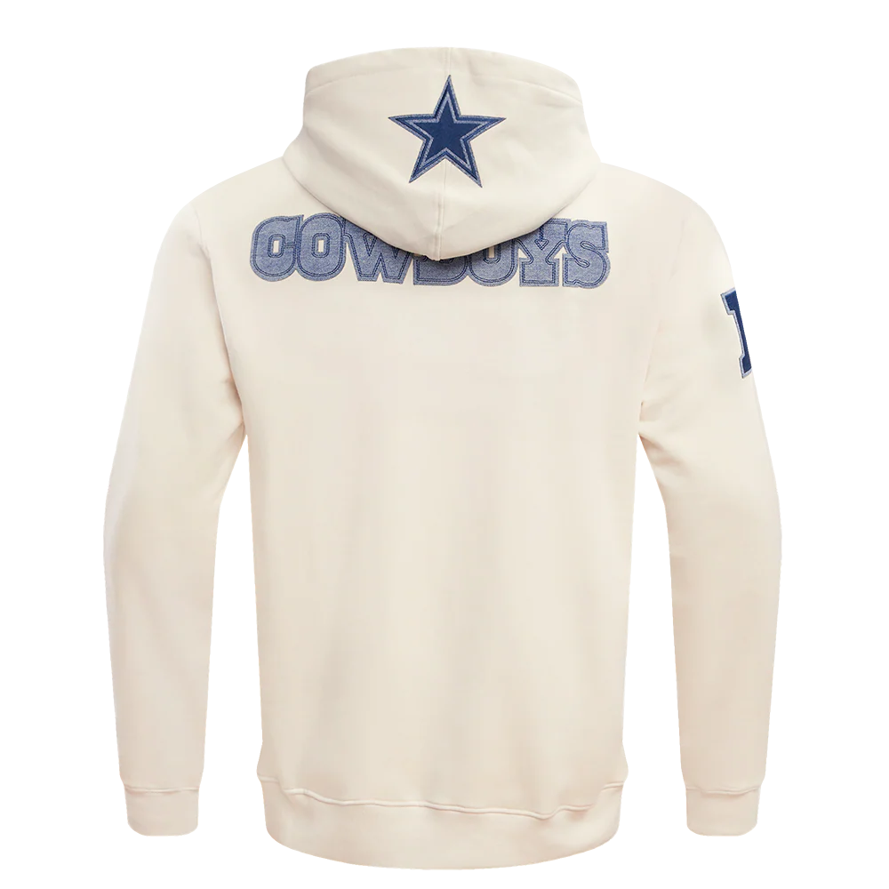 NFL DALLAS COWBOYS VARSITY BLUES MEN'S PULLOVER HOODIE (LINEN) - Image 4