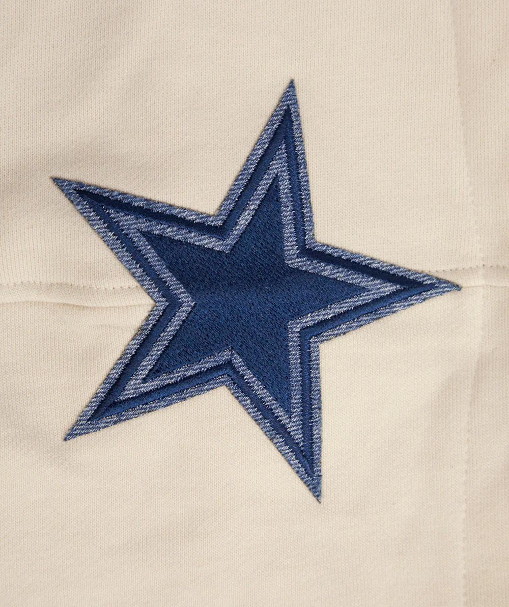 NFL DALLAS COWBOYS VARSITY BLUES MEN'S PULLOVER HOODIE (LINEN) - Image 7