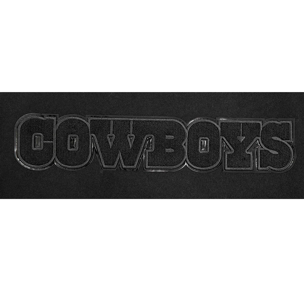 NFL DALLAS COWBOYS TRIPLE BLACK WOOL MEN'S VARSITY JACKET (BLACK) - Image 11