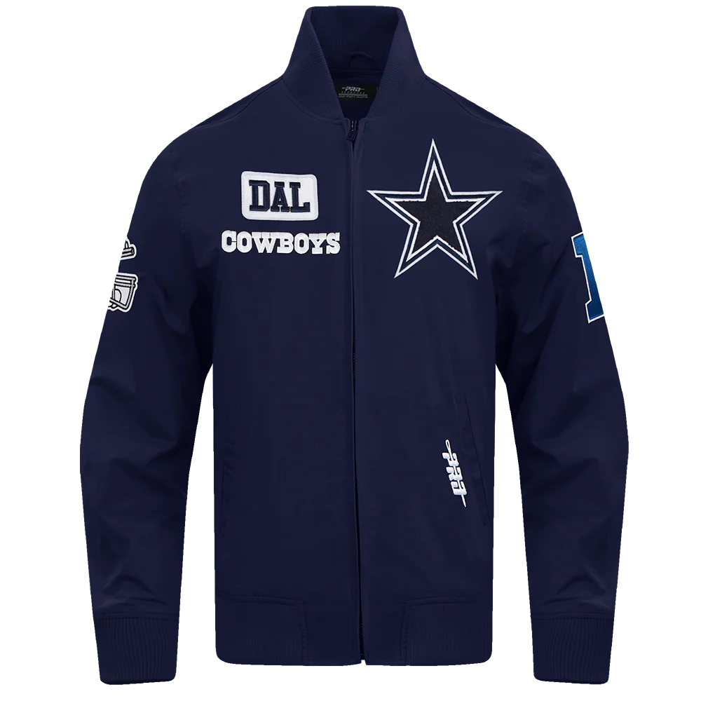 NFL DALLAS COWBOYS AREA CODE M TWILL JACKET (MIDNIGHT NAVY)