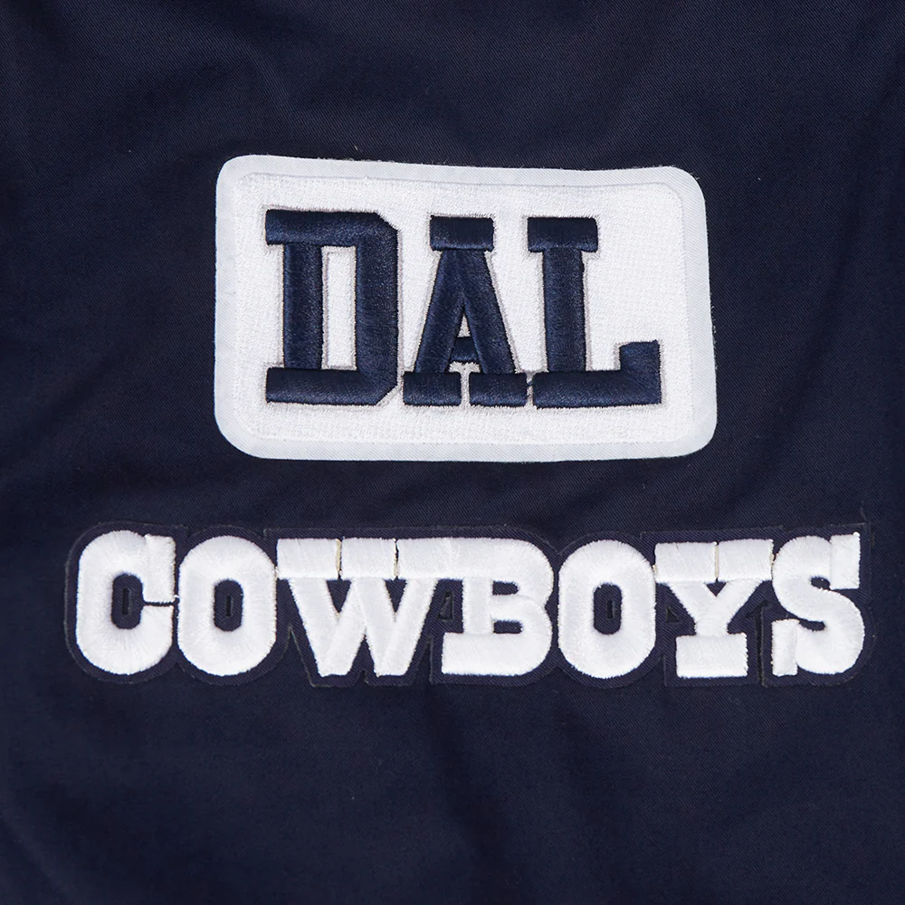 NFL DALLAS COWBOYS AREA CODE M TWILL JACKET (MIDNIGHT NAVY) - Image 9