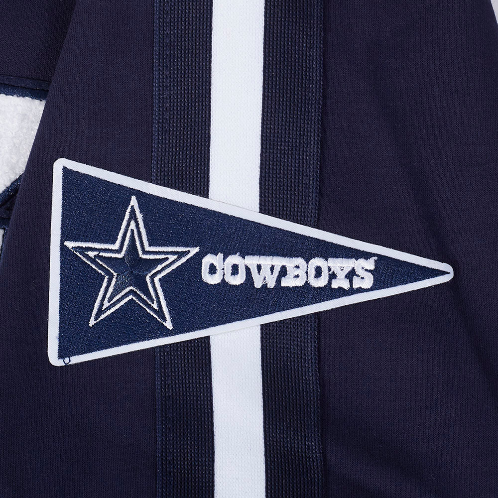 NFL DALLAS COWBOYS PRO GAME DAY MEN'S DBL KNIT JACKET (MIDNIGHT NAVY/WHITE) - Image 19