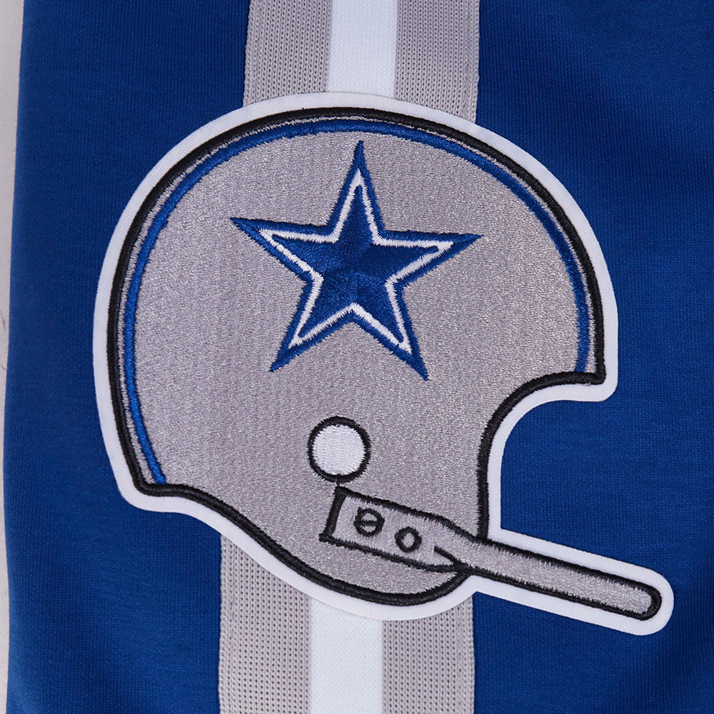 NFL DALLAS COWBOYS PRO GAME DAY MEN'S RETRO JACKET (DODGER BLUE/SILVER/WHITE) - Image 18