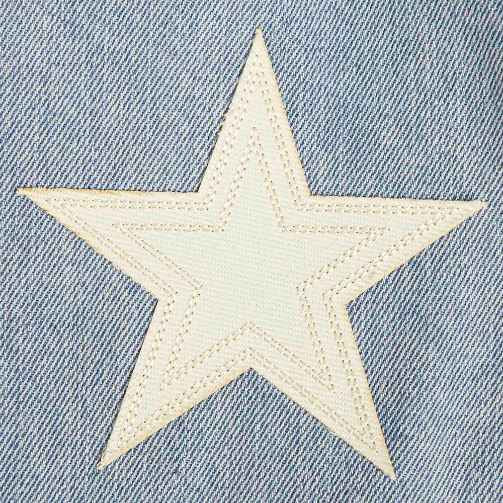 NFL DALLAS COWBOYS VARSITY BLUES MEN'S DENIM VARSITY JACKET (DENIM/LINEN) - Image 5