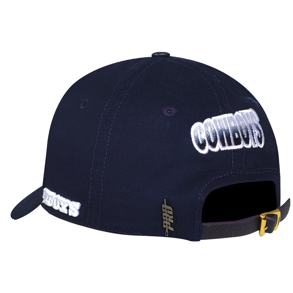 NFL DALLAS COWBOYS TURN IT UP MEN'S DAD HAT (MIDNIGHT NAVY) - Image 3