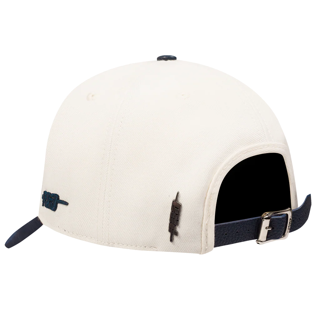 NFL DALLAS COWBOYS UNDER SCRIPT 2 TONE STRAPBACK (EGGSHELL/ MIDNIGHT NAVY) - Image 3