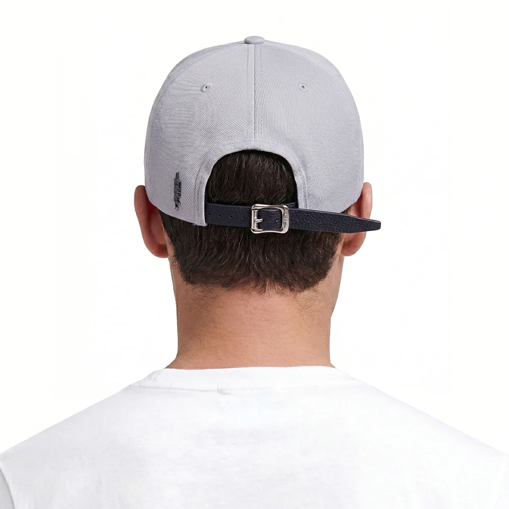 NFL DALLAS COWBOYS UNDER SCRIPT 2 TONE STRAPBACK (SILVER) - Image 2