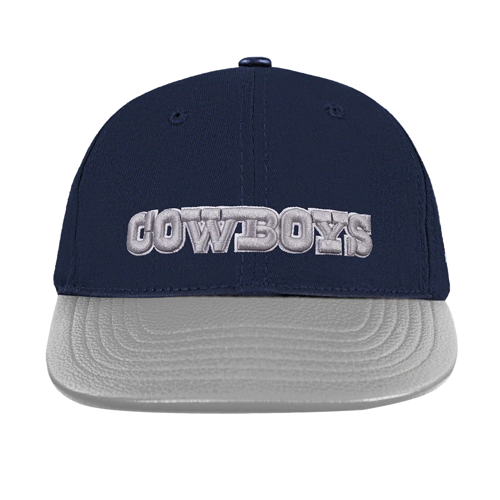 NFL DALLAS COWBOYS WORDMARK 2 TONE SNAPBACK (GRAY/MIDNIGHT NAVY) - Image 3