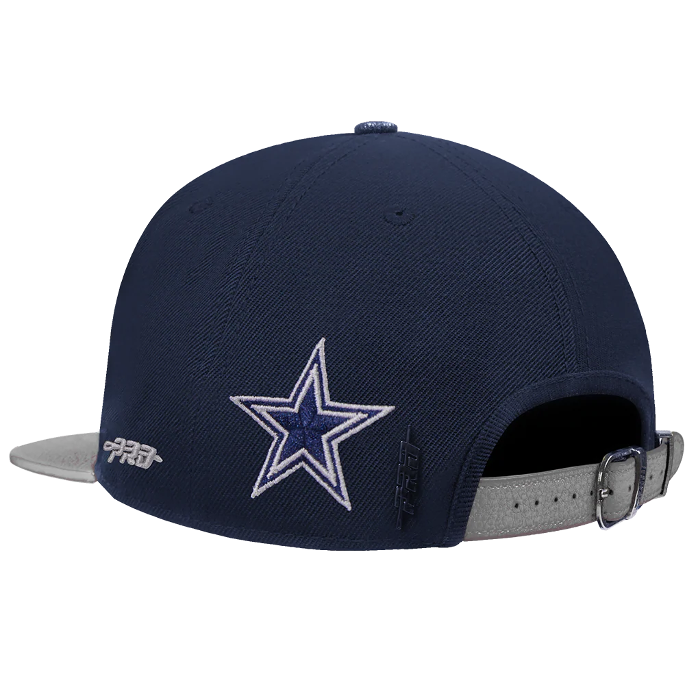NFL DALLAS COWBOYS WORDMARK 2 TONE SNAPBACK (GRAY/MIDNIGHT NAVY) - Image 5