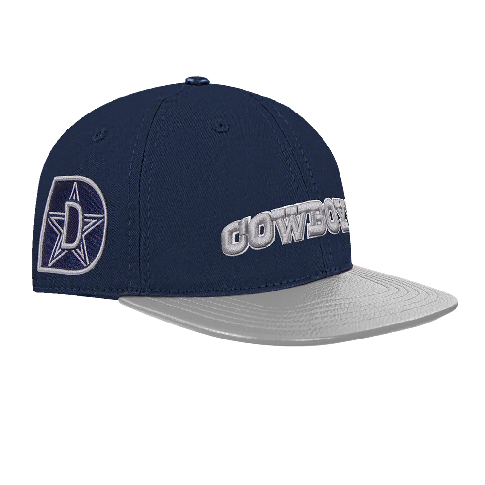 NFL DALLAS COWBOYS WORDMARK 2 TONE SNAPBACK (GRAY/MIDNIGHT NAVY) - Image 7