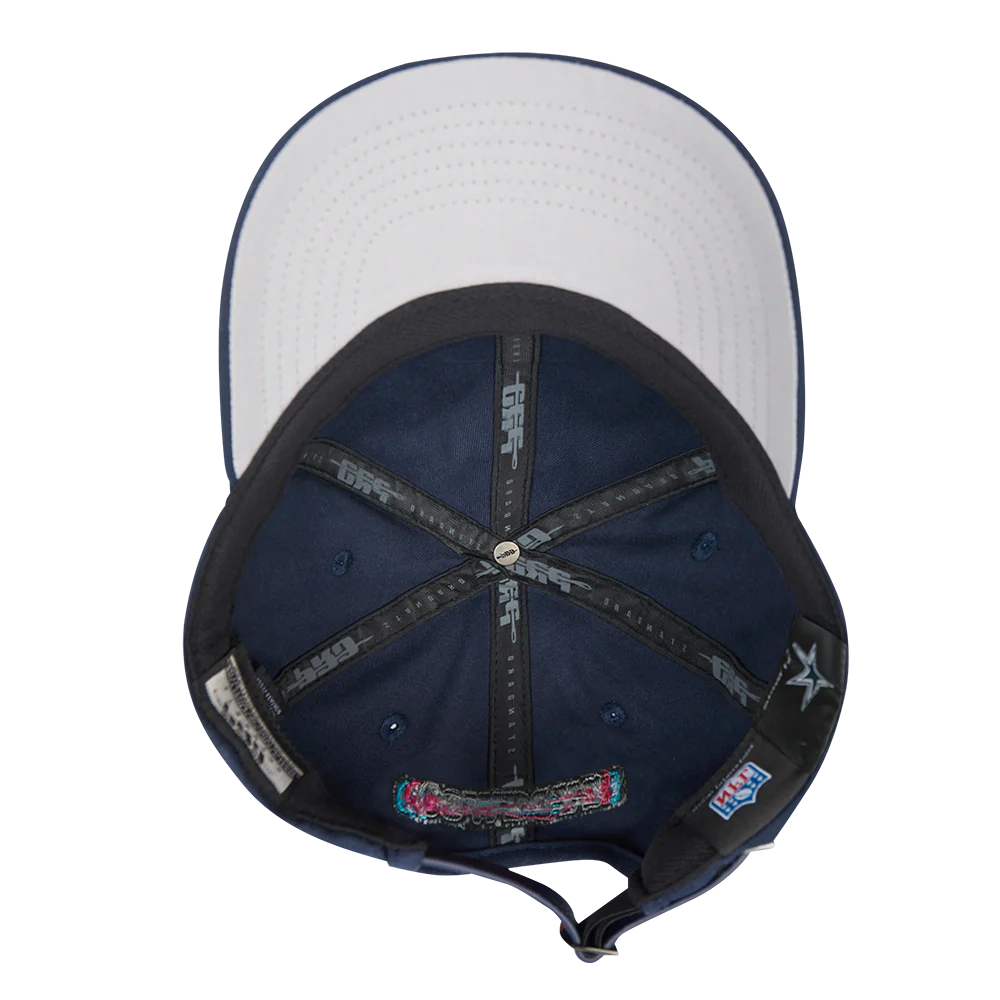 NFL DALLAS COWBOYS ECHO LOGO MEN'S DAD HAT (MIDNIGHT NAVY) - Image 6