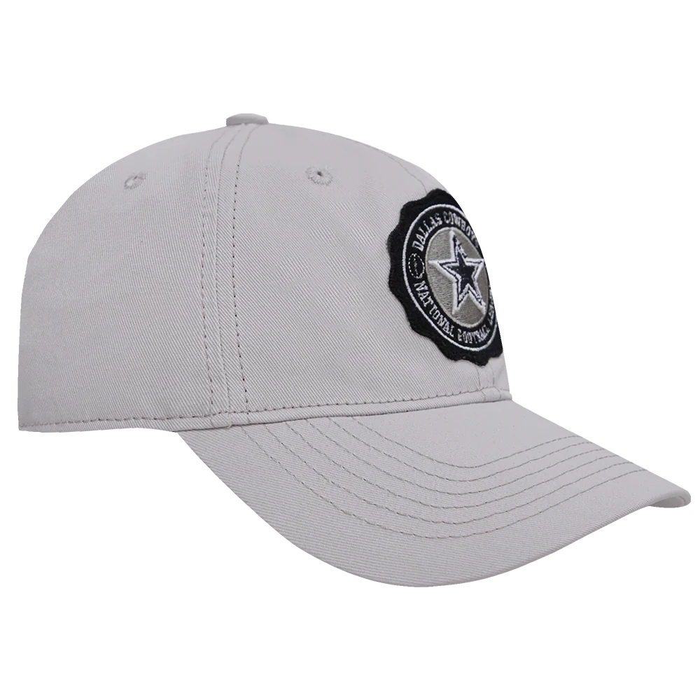 NFL DALLAS COWBOYS CREST EMBLEM DAD HAT (GRAY) - Image 2