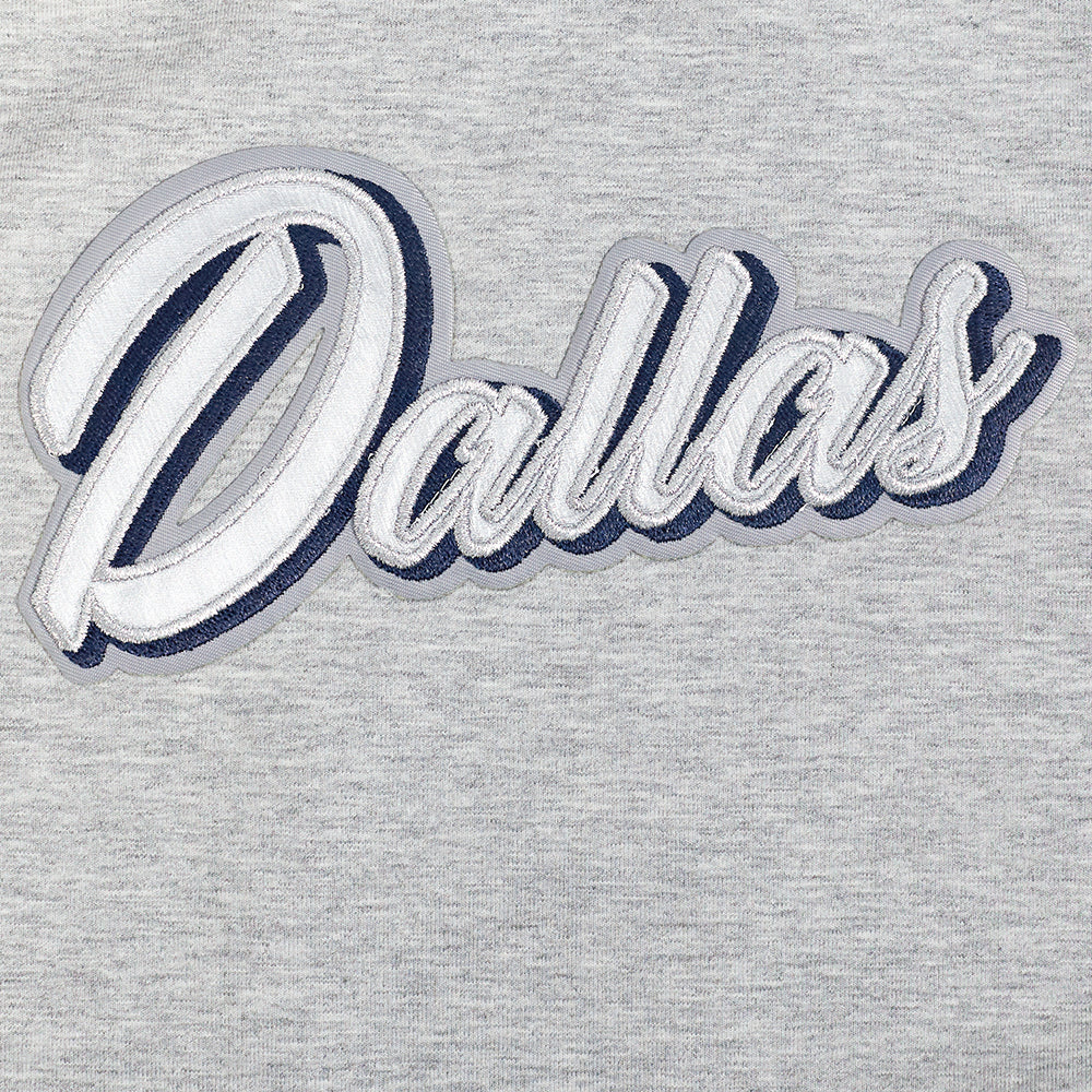 NFL DALLAS COWBOYS SHEER INFLUENCE WOMEN'S RELAXED FIT RACERBACK (HEATHER GREY) - Image 5