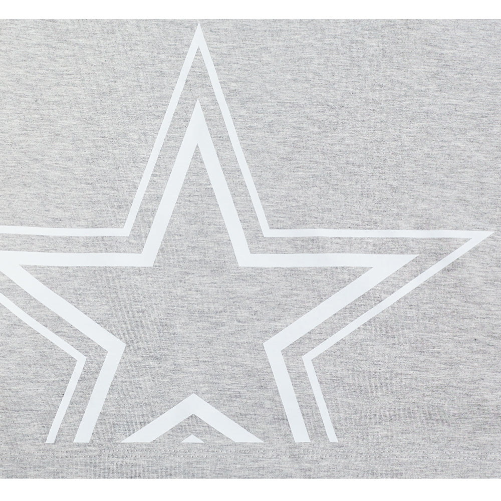 NFL DALLAS COWBOYS SHEER INFLUENCE WOMEN'S RELAXED FIT RACERBACK (HEATHER GREY) - Image 6
