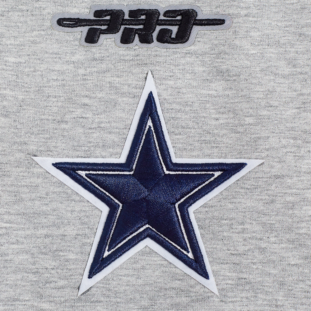 NFL DALLAS COWBOYS SHEER INFLUENCE WOMEN'S RELAXED FIT RACERBACK (HEATHER GREY) - Image 7